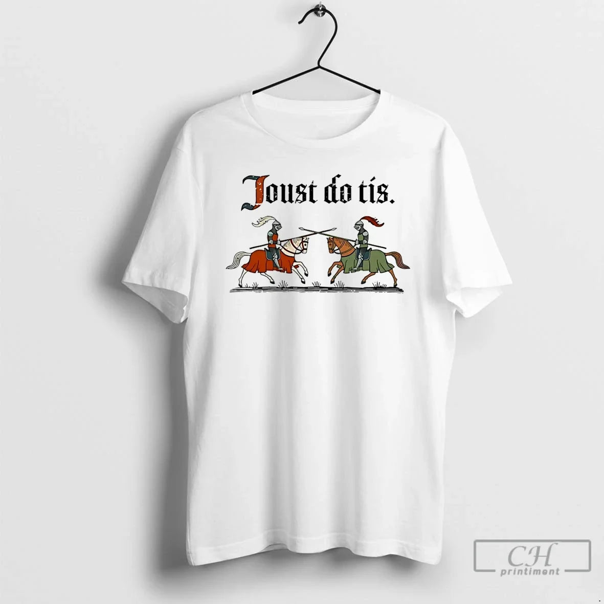 Classic Just Do It Joust Knight - Adult & Kids T-Shirts, Sweatshirts & Hoodies apparel design preview 1