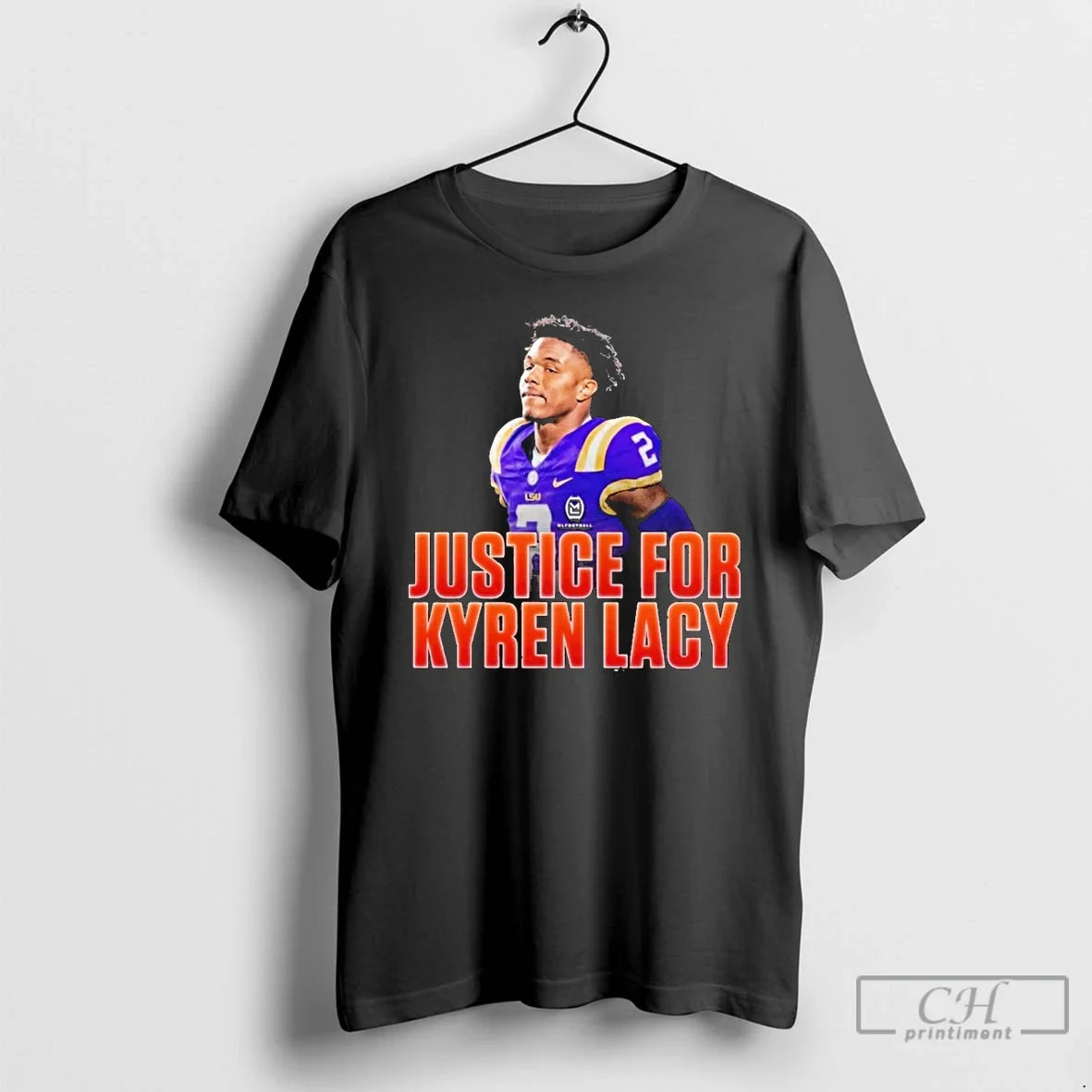 Classic Justice For Kyren Lacy - Adult & Kids T-Shirts, Sweatshirts & Hoodies apparel design preview 1