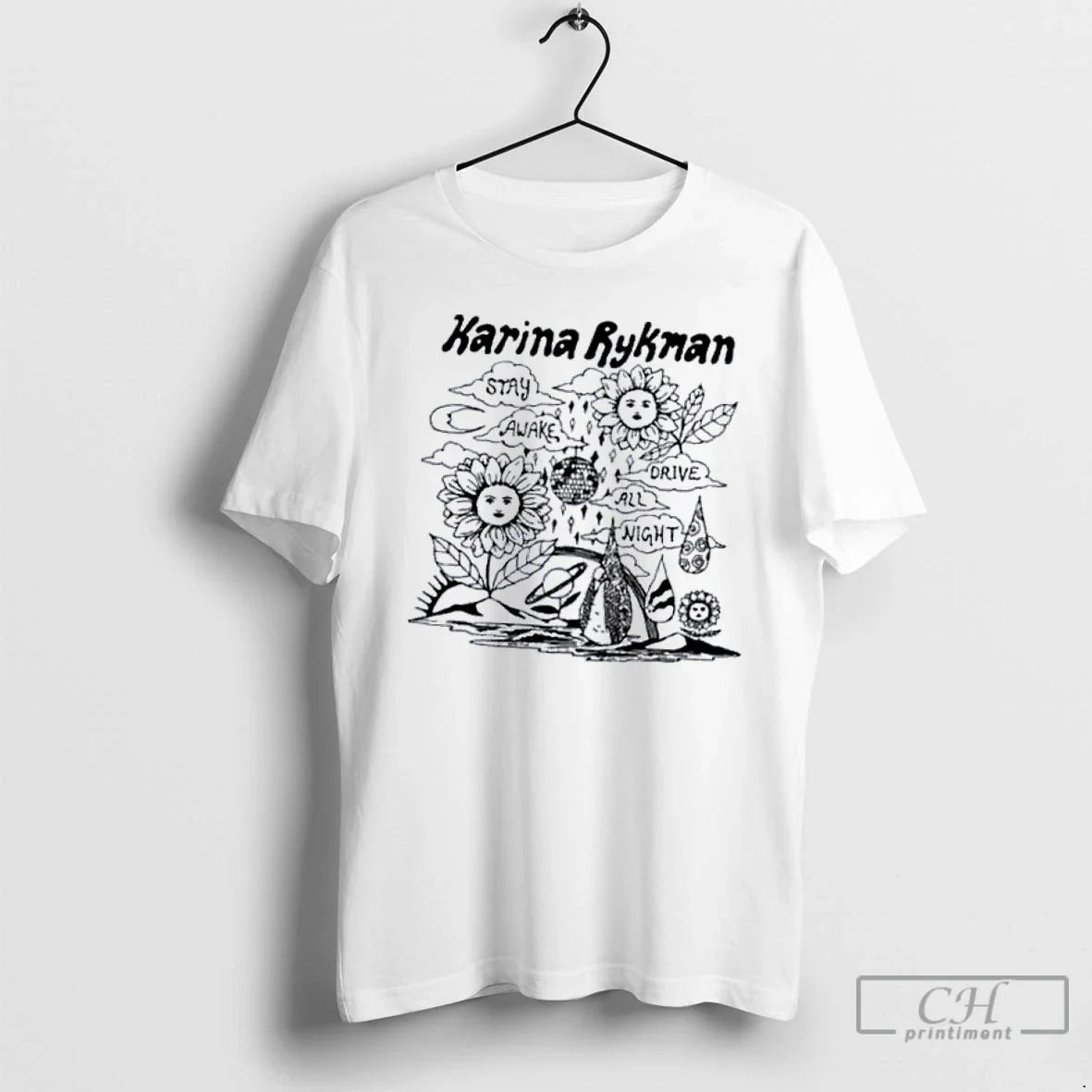 Classic Karina Rykman Rock The Pink - Adult & Kids T-Shirts, Sweatshirts & Hoodies apparel design preview 1