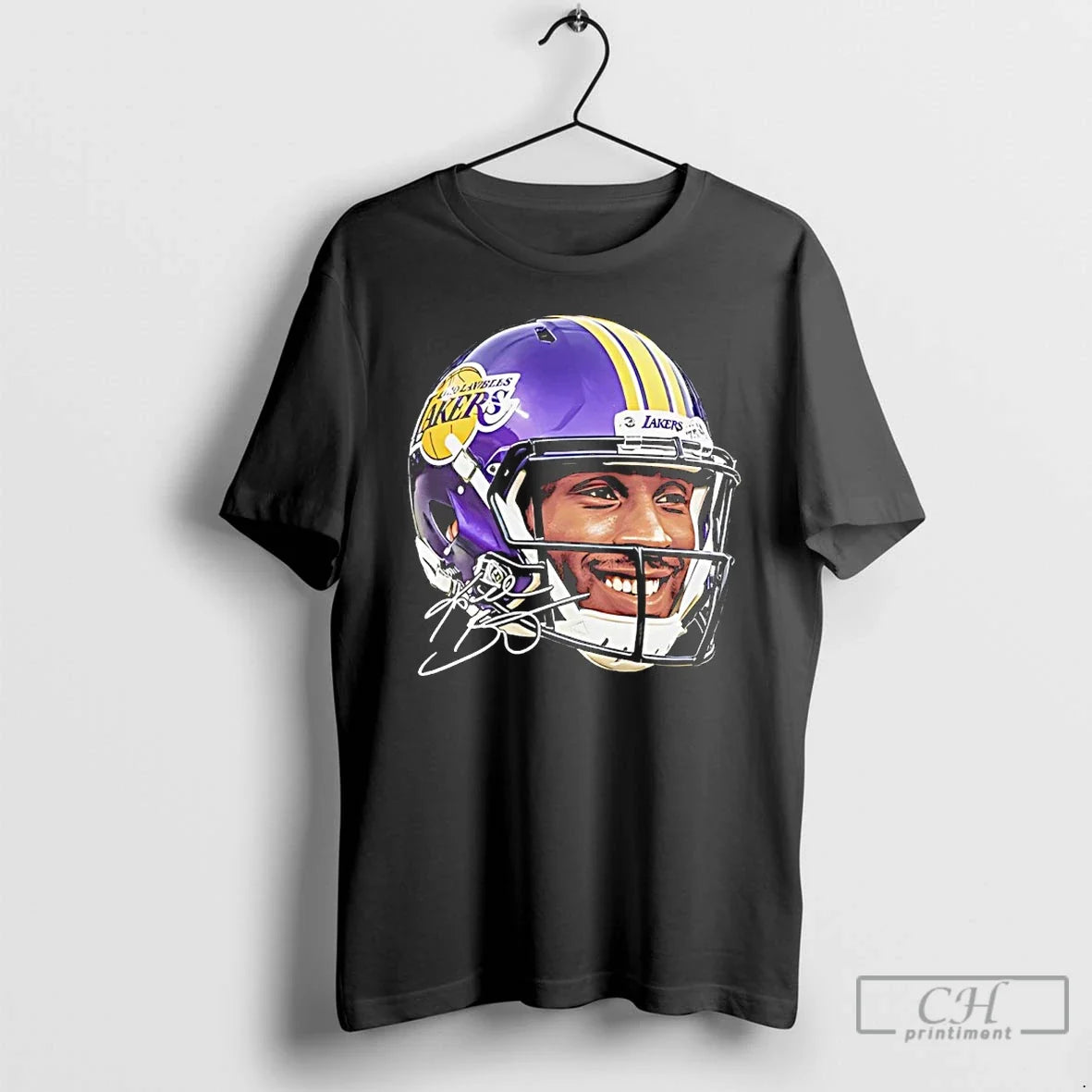 Classic Kobe Bryant Los Angeles Lakers Football - Adult & Kids T-Shirts, Sweatshirts & Hoodies apparel design preview 1