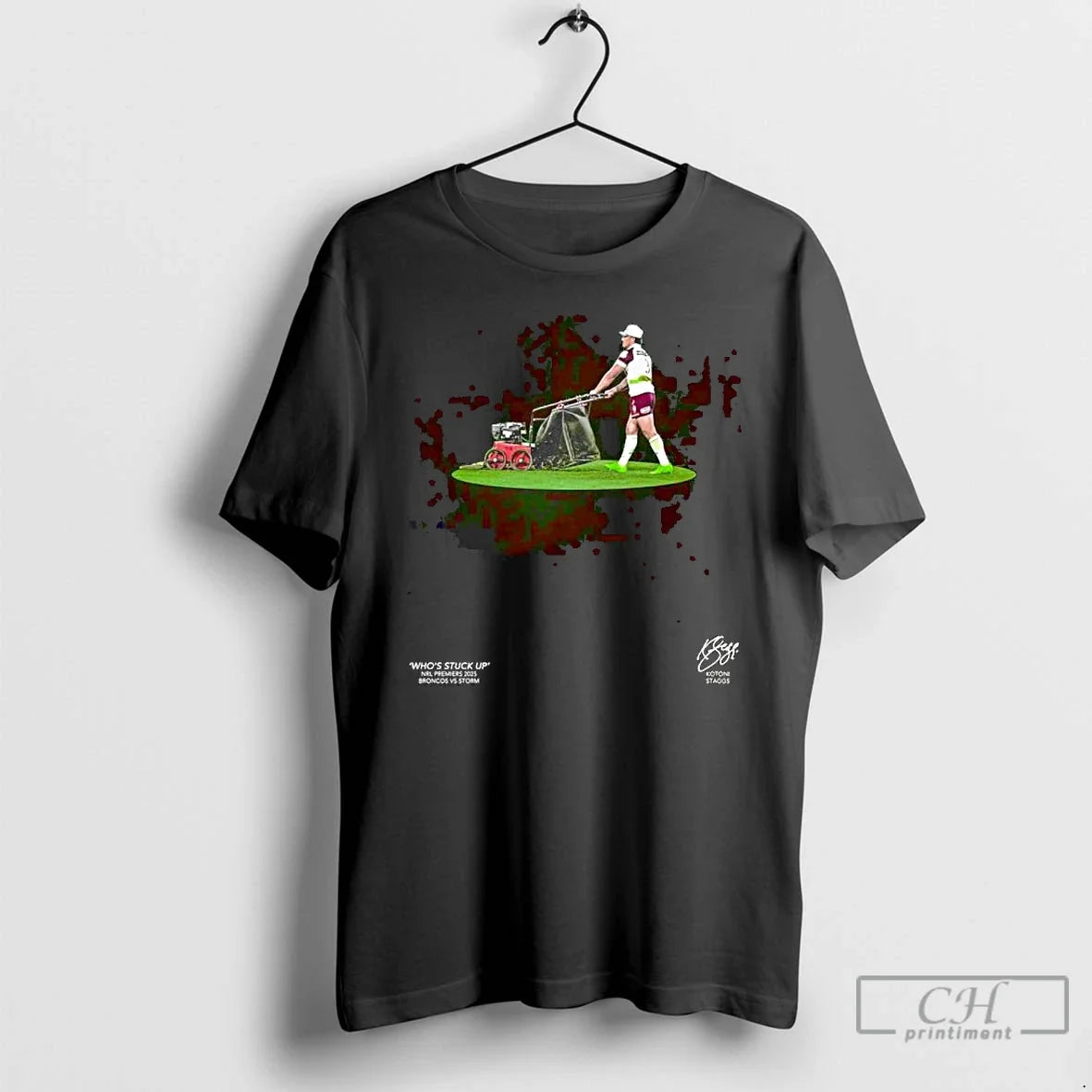 Classic Kotoni Staggs Nrl Brisbane Broncos Whos Stuck - Adult & Kids T-Shirts, Sweatshirts & Hoodies apparel design preview 1