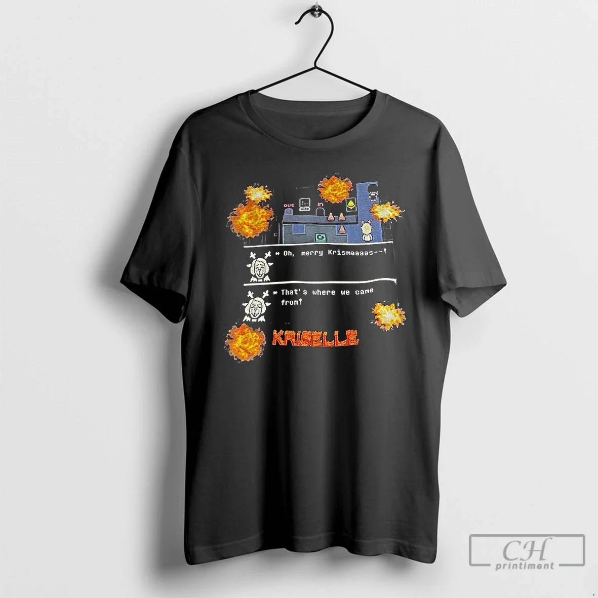 Classic Kris Vs Ralsei Oh Merry Krismaaaas Thats - Adult & Kids T-Shirts, Sweatshirts & Hoodies apparel design preview 1