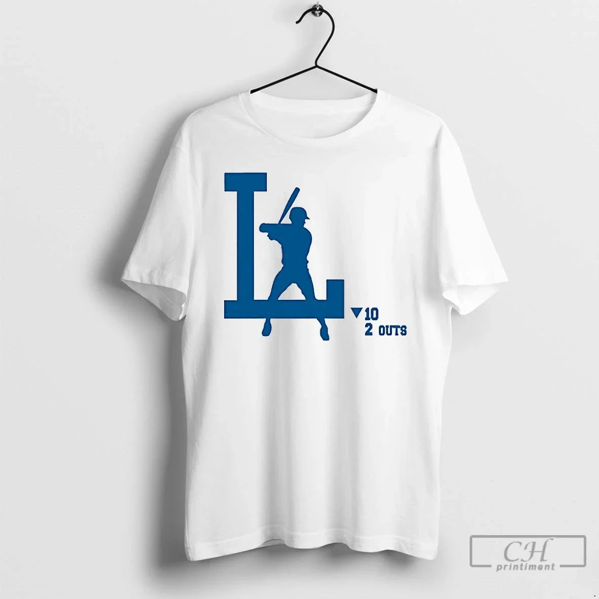 Classic La Baseball 10 2 Outs - Adult & Kids T-Shirts, Sweatshirts & Hoodies apparel design preview 1