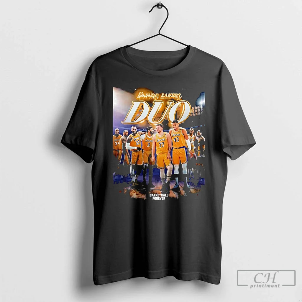 Classic La Lakers Furture Duo Doncic And Giannis - Adult & Kids T-Shirts, Sweatshirts & Hoodies apparel design preview 1