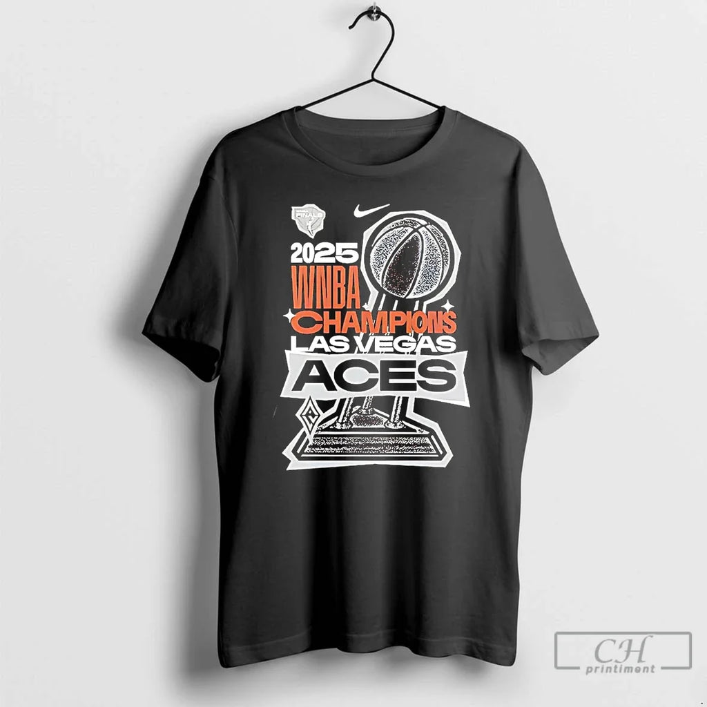 Classic Las Vegas Aces 2025 Wnba Champions Trophy - Adult & Kids T-Shirts, Sweatshirts & Hoodies apparel design preview 1