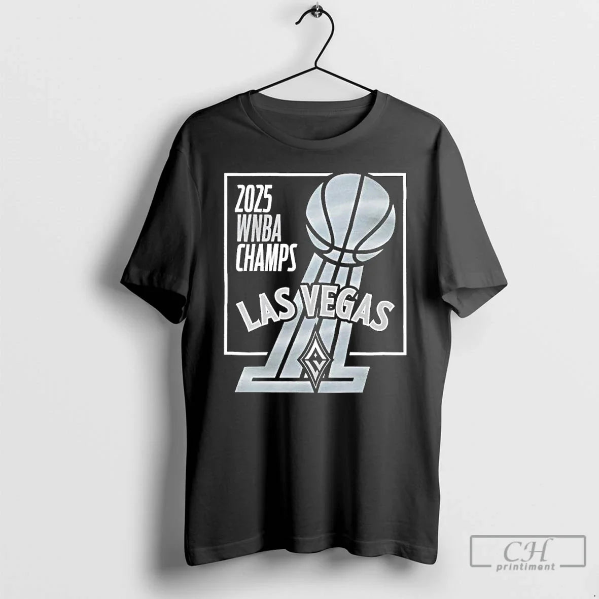 Classic Las Vegas Aces 2025 Wnba Champs Trophy - Adult & Kids T-Shirts, Sweatshirts & Hoodies apparel design preview 1