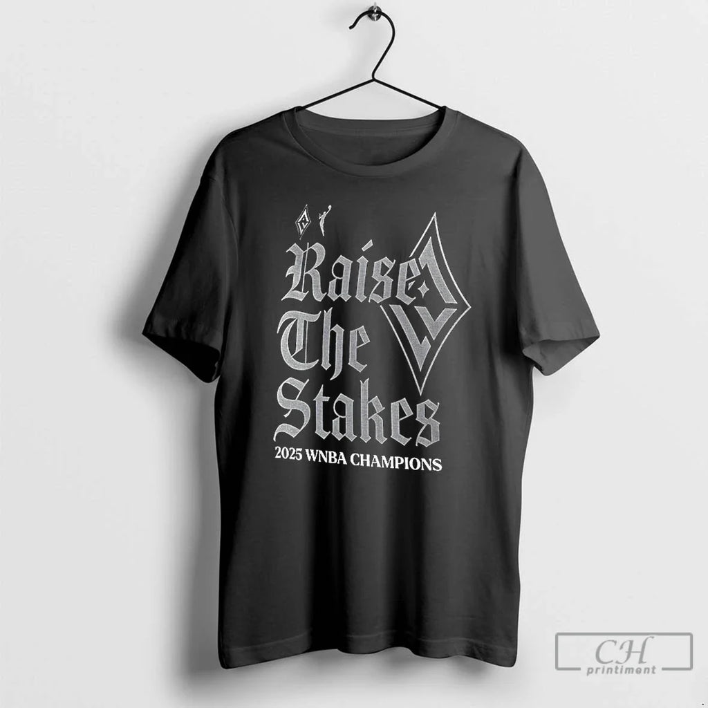 Classic Las Vegas Aces Raise The Stakes Basketball - Adult & Kids T-Shirts, Sweatshirts & Hoodies apparel design preview 1