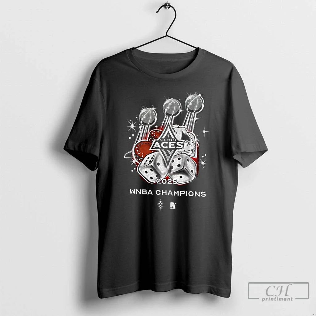 Classic Las Vegas Aces Three Time Wnba Champions 2025 - Adult & Kids T-Shirts, Sweatshirts & Hoodies apparel design preview 1