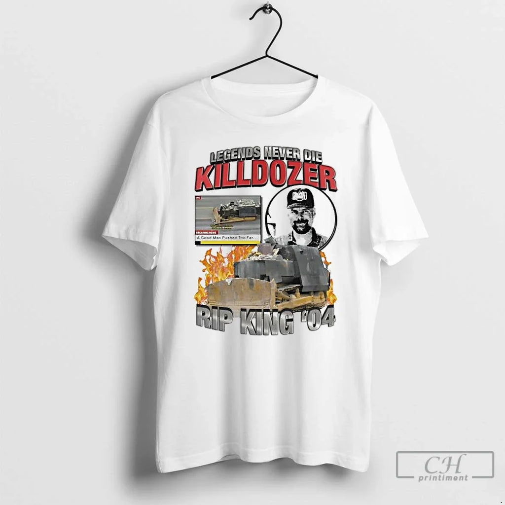 Classic Legends Never Die Killdozer Rip King 04 - Adult & Kids T-Shirts, Sweatshirts & Hoodies apparel design preview 1