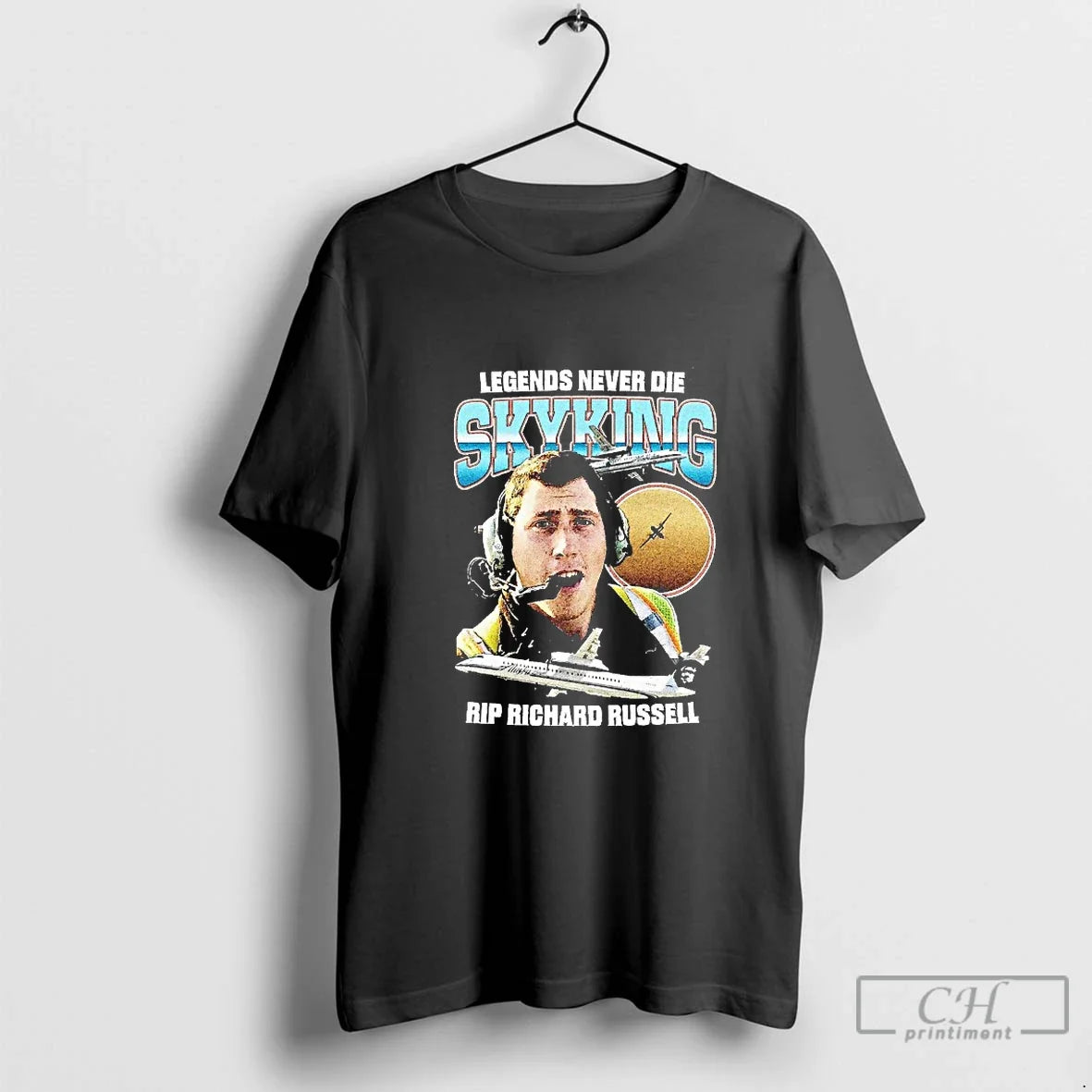 Classic Legends Never Die Skyking Rip Richard Russell - Adult & Kids T-Shirts, Sweatshirts & Hoodies apparel design preview 1