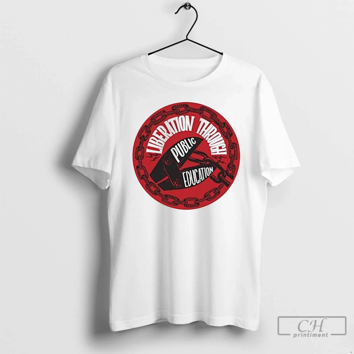 Classic Liberation Through Public Education Protest - Adult & Kids T-Shirts, Sweatshirts & Hoodies apparel design preview 1