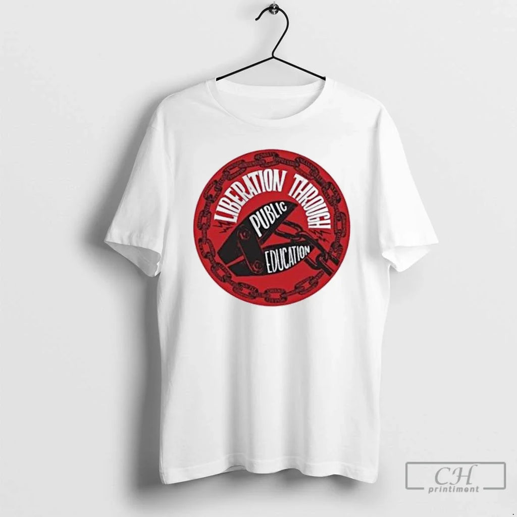 Classic Liberation Through Public Education Protest - Adult & Kids T-Shirts, Sweatshirts & Hoodies apparel design preview 1