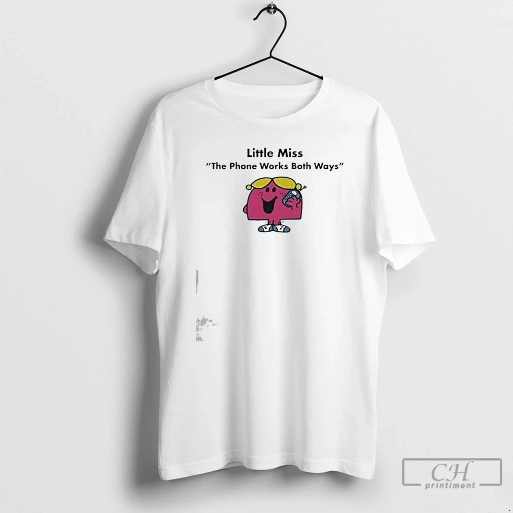Classic Little Miss The Phone Works Both Ways - Adult & Kids T-Shirts, Sweatshirts & Hoodies apparel design preview 1