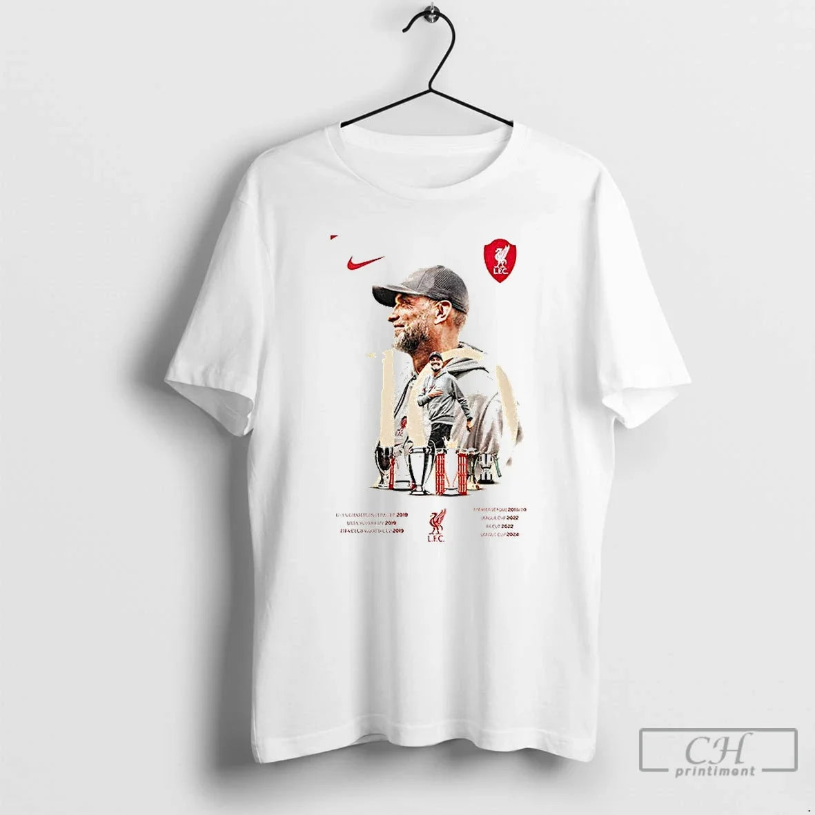 Classic Liverpool Fc X Jurgen Klopp 10th Anniversary - Adult & Kids T-Shirts, Sweatshirts & Hoodies apparel design preview 1