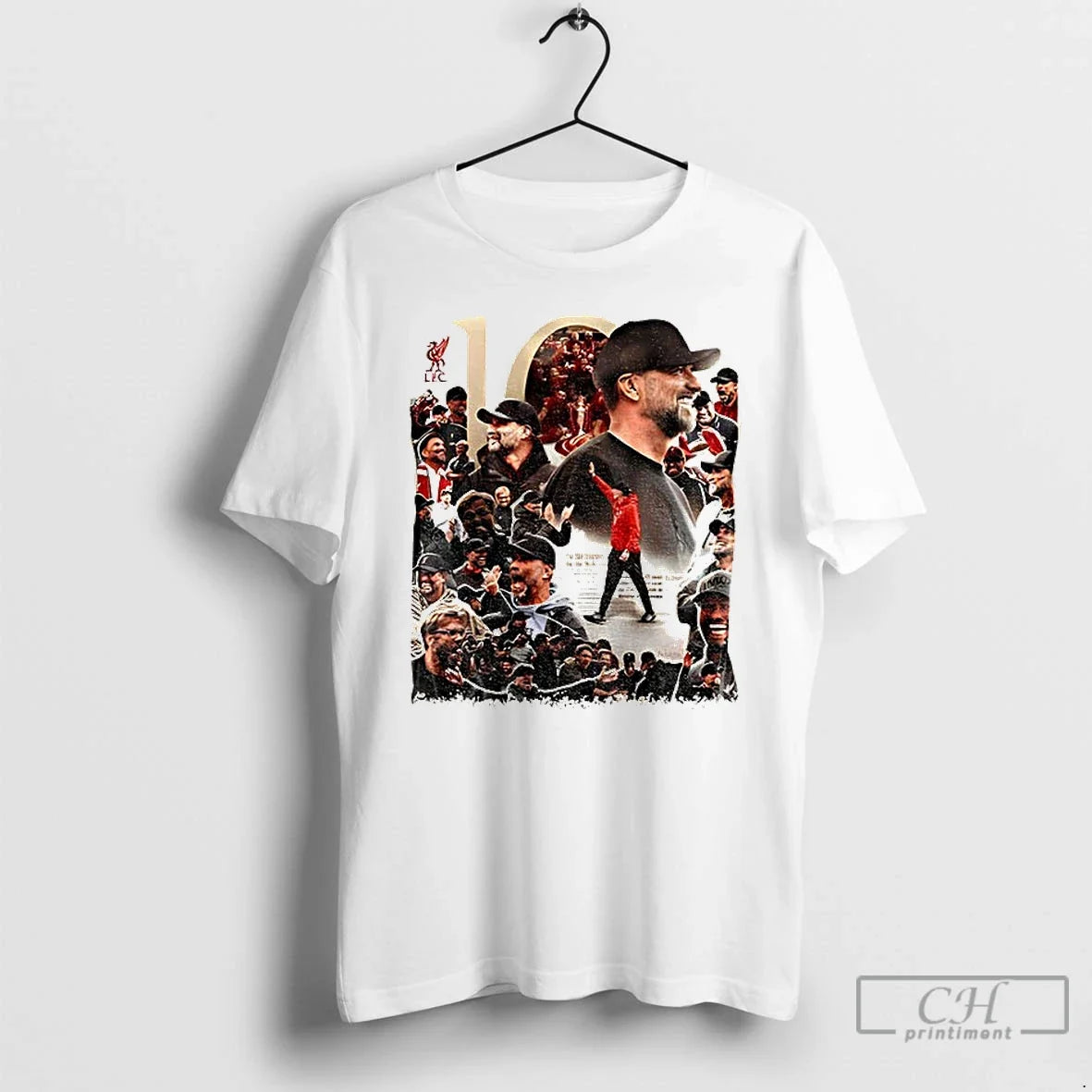 Classic Liverpool Fc X Jurgen Klopp 10th Anniversary - Adult & Kids T-Shirts, Sweatshirts & Hoodies apparel design preview 1