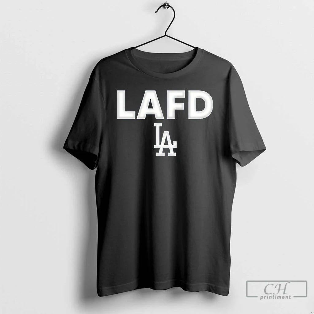 Classic Los Angeles Dodgers Lafd City Fire Department - Adult & Kids T-Shirts, Sweatshirts & Hoodies apparel design preview 1
