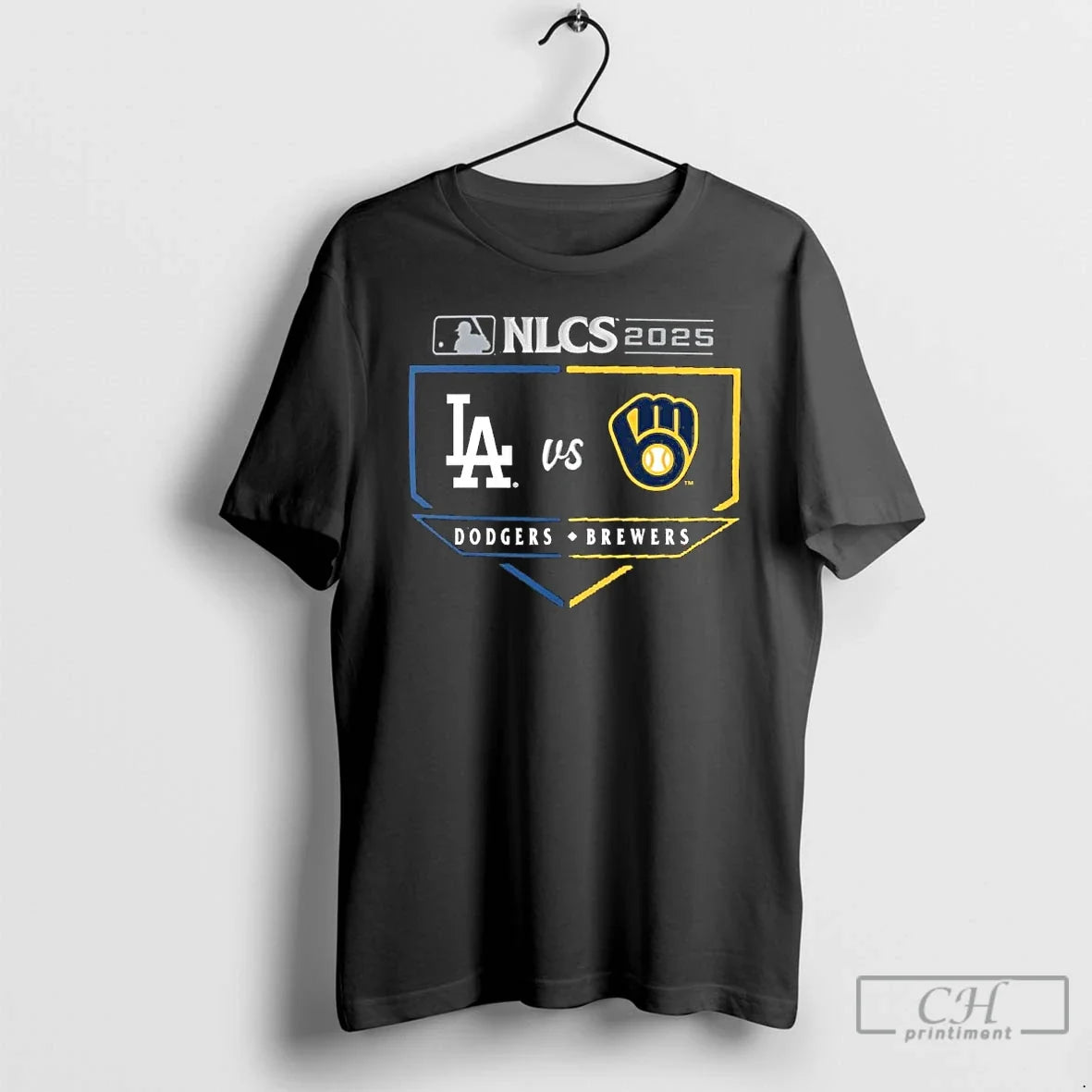 Classic Los Angeles Dodgers Vs Milwaukee Brewers Nlcs - Adult & Kids T-Shirts, Sweatshirts & Hoodies apparel design preview 1