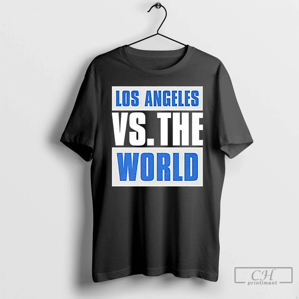 Classic Los Angeles Dodgers Vs The World - Adult & Kids T-Shirts, Sweatshirts & Hoodies apparel design preview 1