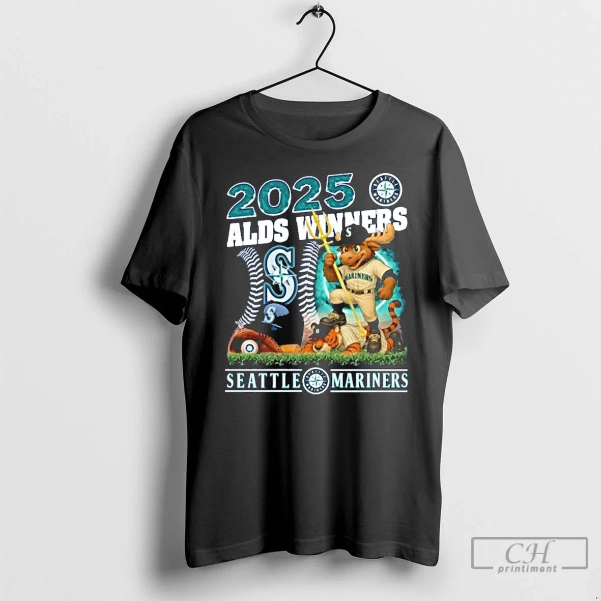 Classic Mascot Mariners 2025 Alds Winner - Adult & Kids T-Shirts, Sweatshirts & Hoodies apparel design preview 1