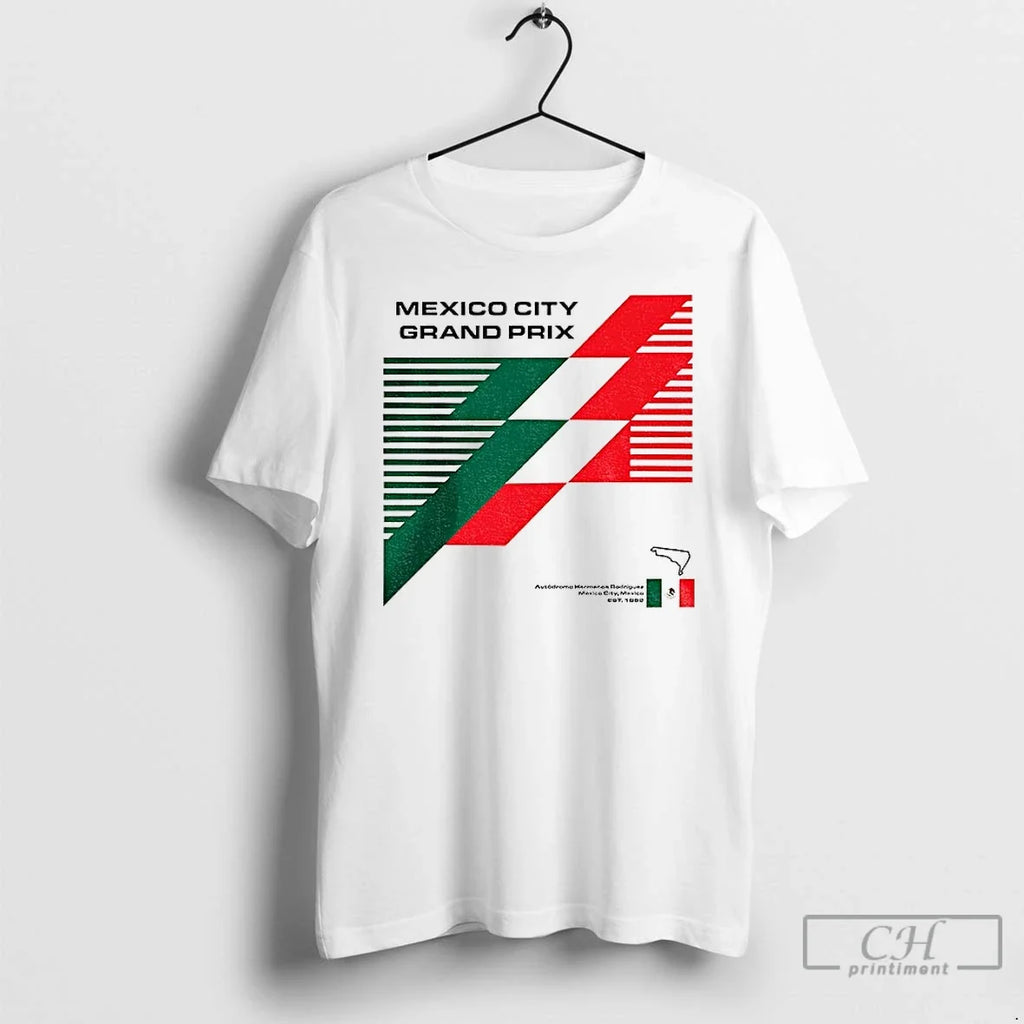 Classic Mexico City Grand Prix Graphic - Adult & Kids T-Shirts, Sweatshirts & Hoodies apparel design preview 1