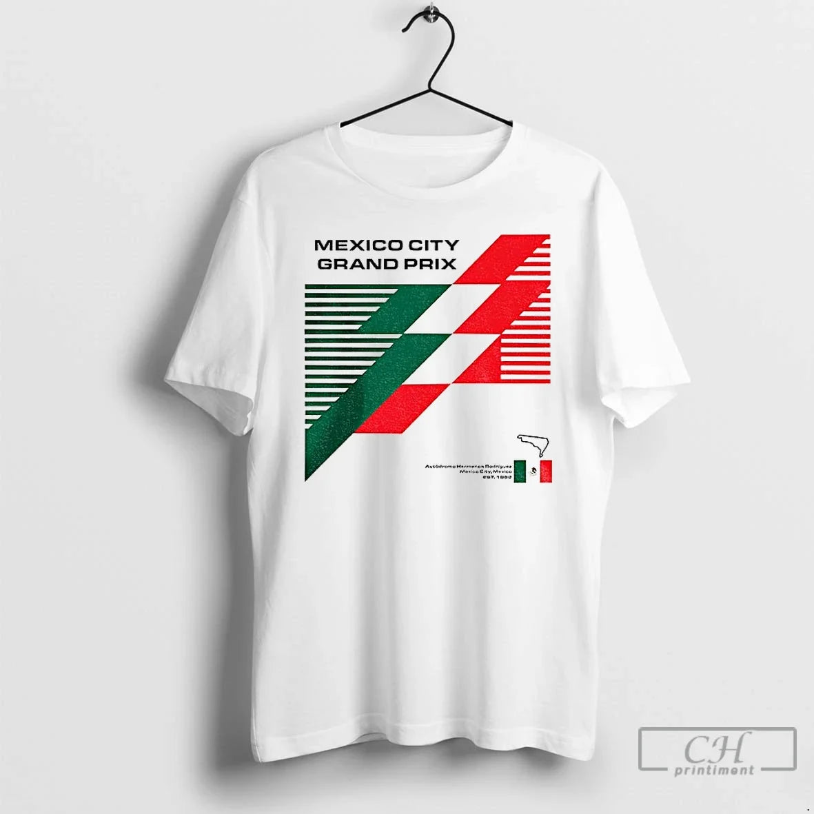 Classic Mexico City Grand Prix Graphic - Adult & Kids T-Shirts, Sweatshirts & Hoodies apparel design preview 1