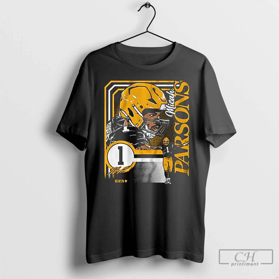 Classic Micah Parsons Collage Frame Long Sleve - Adult & Kids T-Shirts, Sweatshirts & Hoodies apparel design preview 1