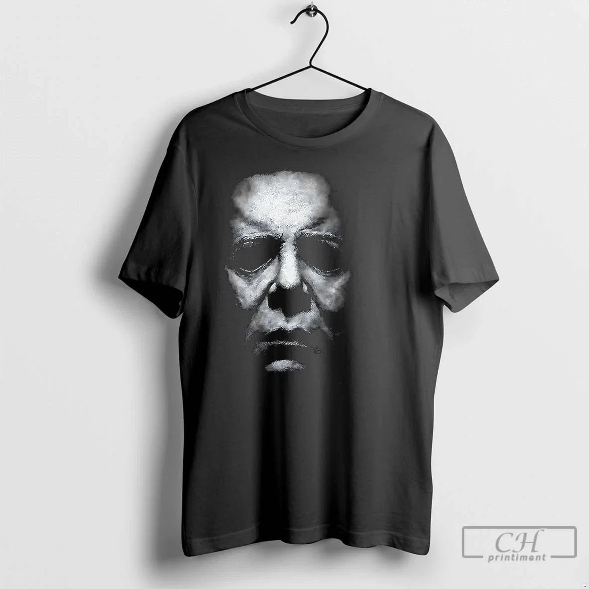 Classic Michael Myers Halloween Big Face Graphic - Adult & Kids T-Shirts, Sweatshirts & Hoodies apparel design preview 1