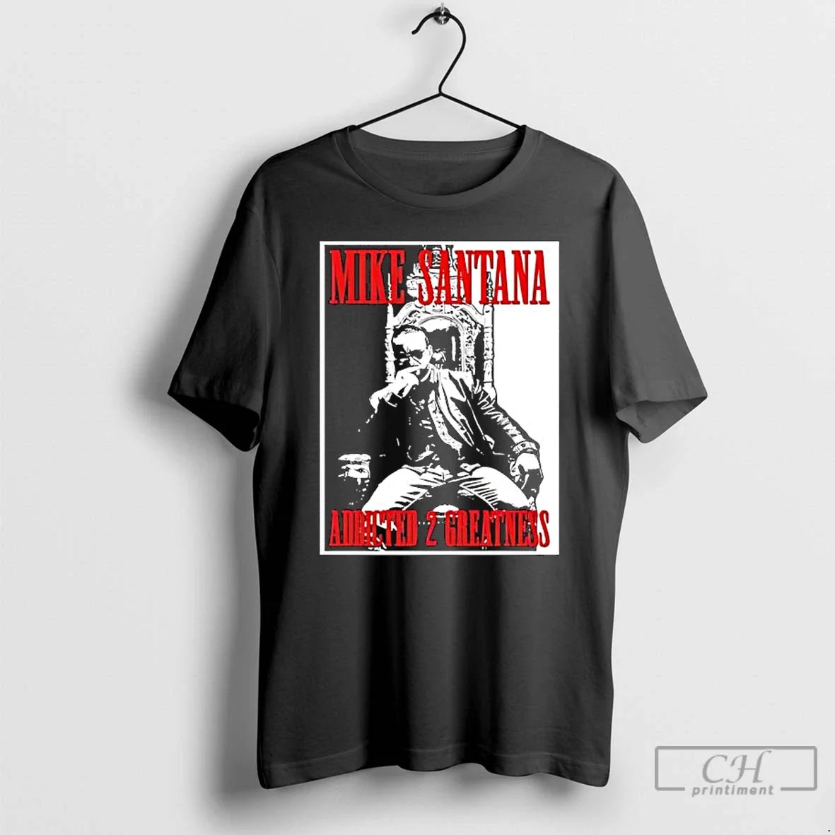 Classic Mike Santana Addicted 2 Greatness Graphic - Adult & Kids T-Shirts, Sweatshirts & Hoodies apparel design preview 1