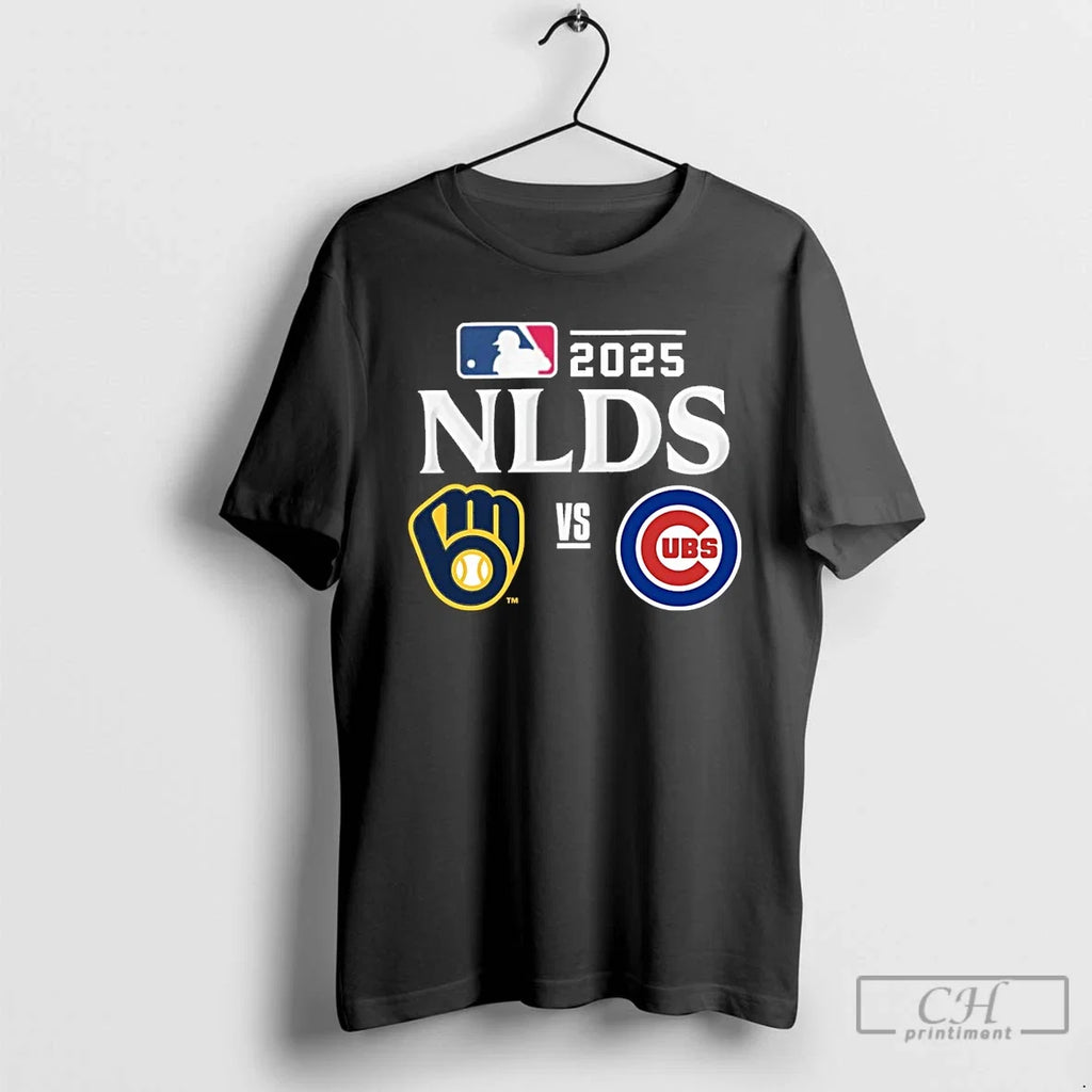 Classic Milwaukee Brewers Vs Chicago Cubs 2025 Mlb - Adult & Kids T-Shirts, Sweatshirts & Hoodies apparel design preview 1