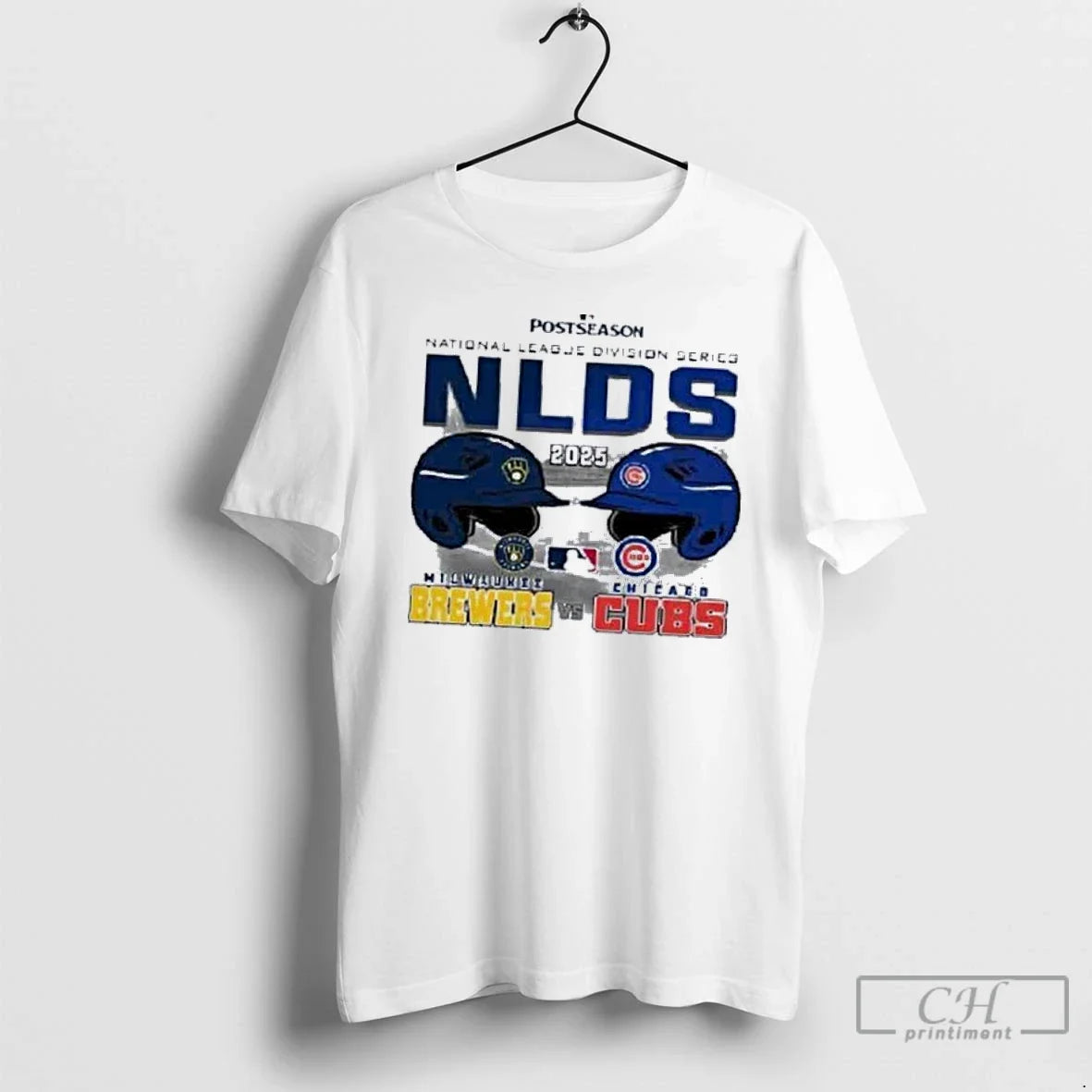 Classic Milwaukee Brewers Vs Chicago Cubs 2025 Nlds - Adult & Kids T-Shirts, Sweatshirts & Hoodies apparel design preview 1
