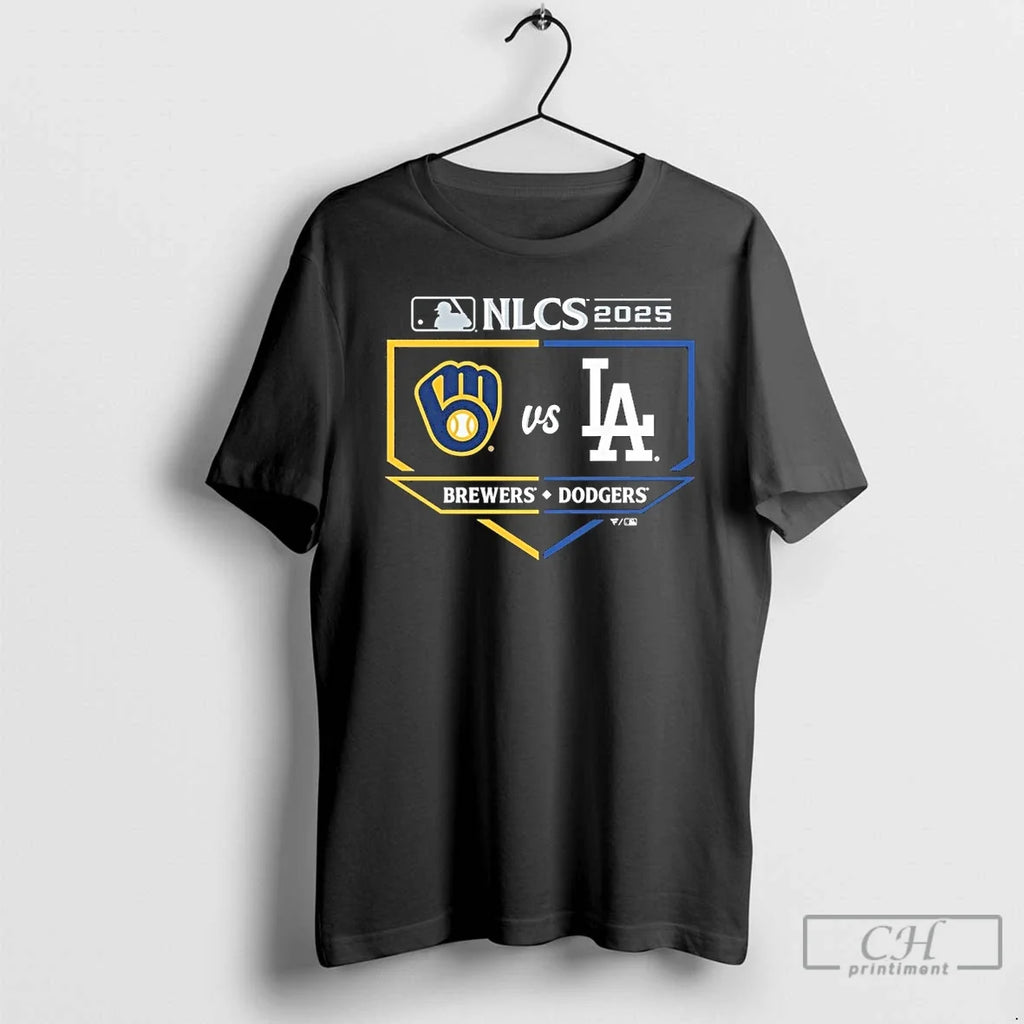 Classic Milwaukee Brewers Vs Los Angeles Dodgers 2025 - Adult & Kids T-Shirts, Sweatshirts & Hoodies apparel design preview 1