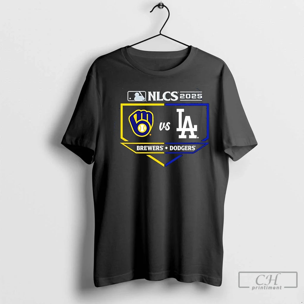 Classic Milwaukee Brewers Vs Los Angeles Dodgers 2025 - Adult & Kids T-Shirts, Sweatshirts & Hoodies apparel design preview 1