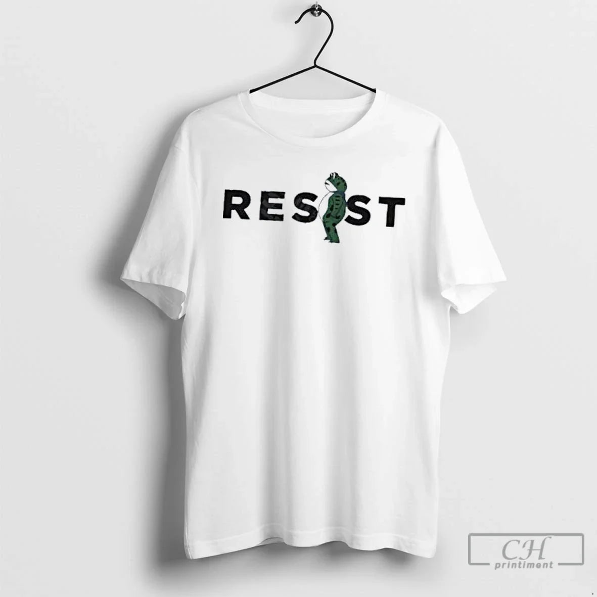 Classic Minimalist Protest Portland Frog Resist 2025 - Adult & Kids T-Shirts, Sweatshirts & Hoodies apparel design preview 1