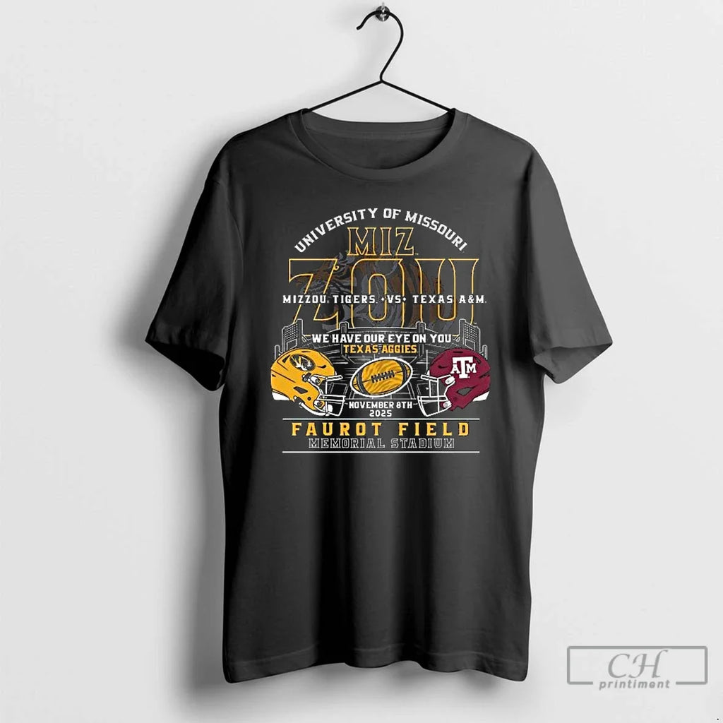 Classic Mizzou Tigers Vs Texas Am We Have Our Eye On - Adult & Kids T-Shirts, Sweatshirts & Hoodies apparel design preview 1