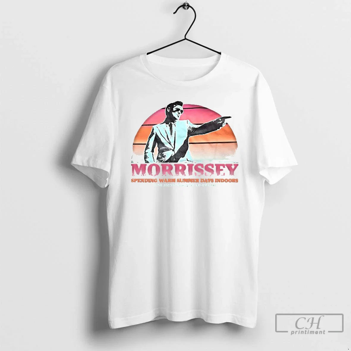 Classic Morrissey Spending Warm Summer Days Indoors - Adult & Kids T-Shirts, Sweatshirts & Hoodies apparel design preview 1