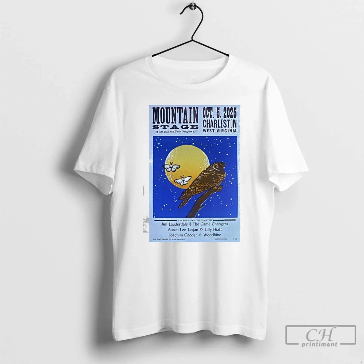 Classic Mountain Stage Charleston West Virginia Oct 5 - Adult & Kids T-Shirts, Sweatshirts & Hoodies apparel design preview 1