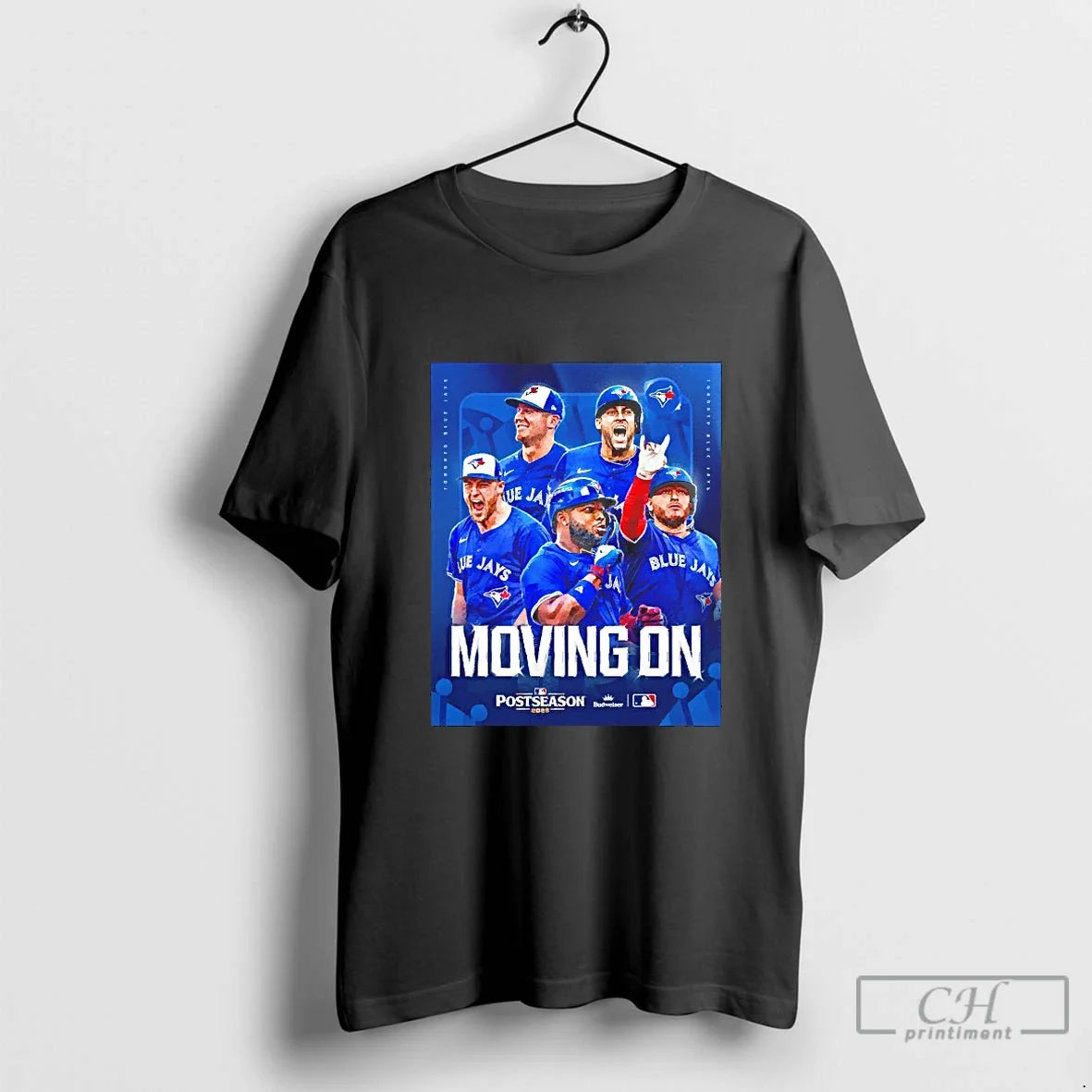 Classic Moving On Toronto Blue Jays Mlb Postseason - Adult & Kids T-Shirts, Sweatshirts & Hoodies apparel design preview 1