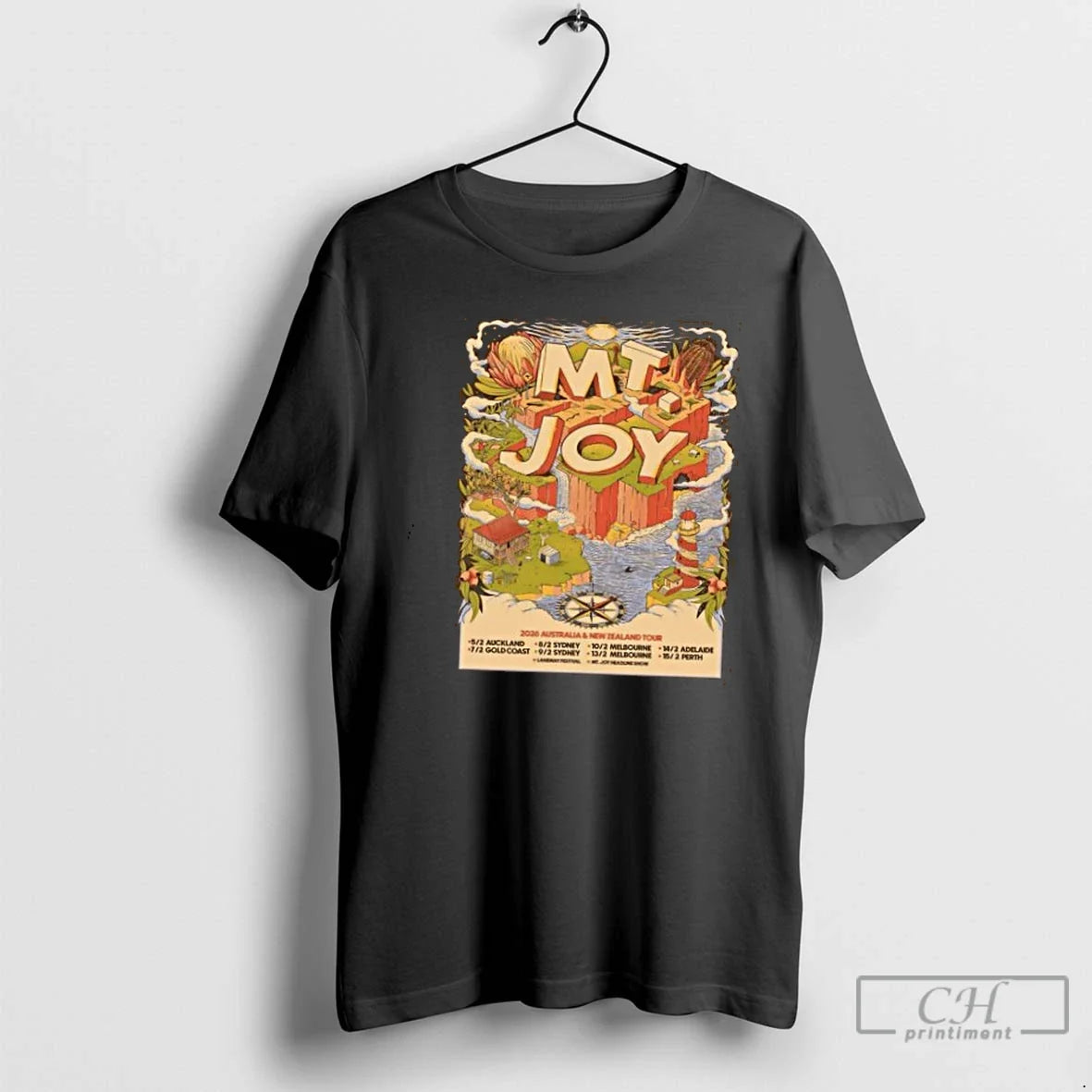 Classic Mt Joy 2026 Australia And New Zealand Tour - Adult & Kids T-Shirts, Sweatshirts & Hoodies apparel design preview 1