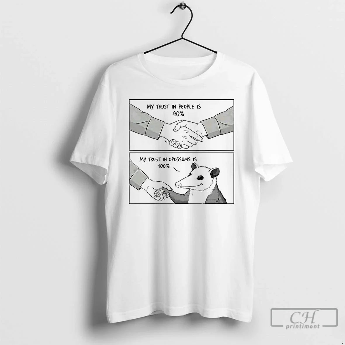 Classic Mu Trust In People Is 40 My Opossum 100 T - Adult & Kids T-Shirts, Sweatshirts & Hoodies apparel design preview 1