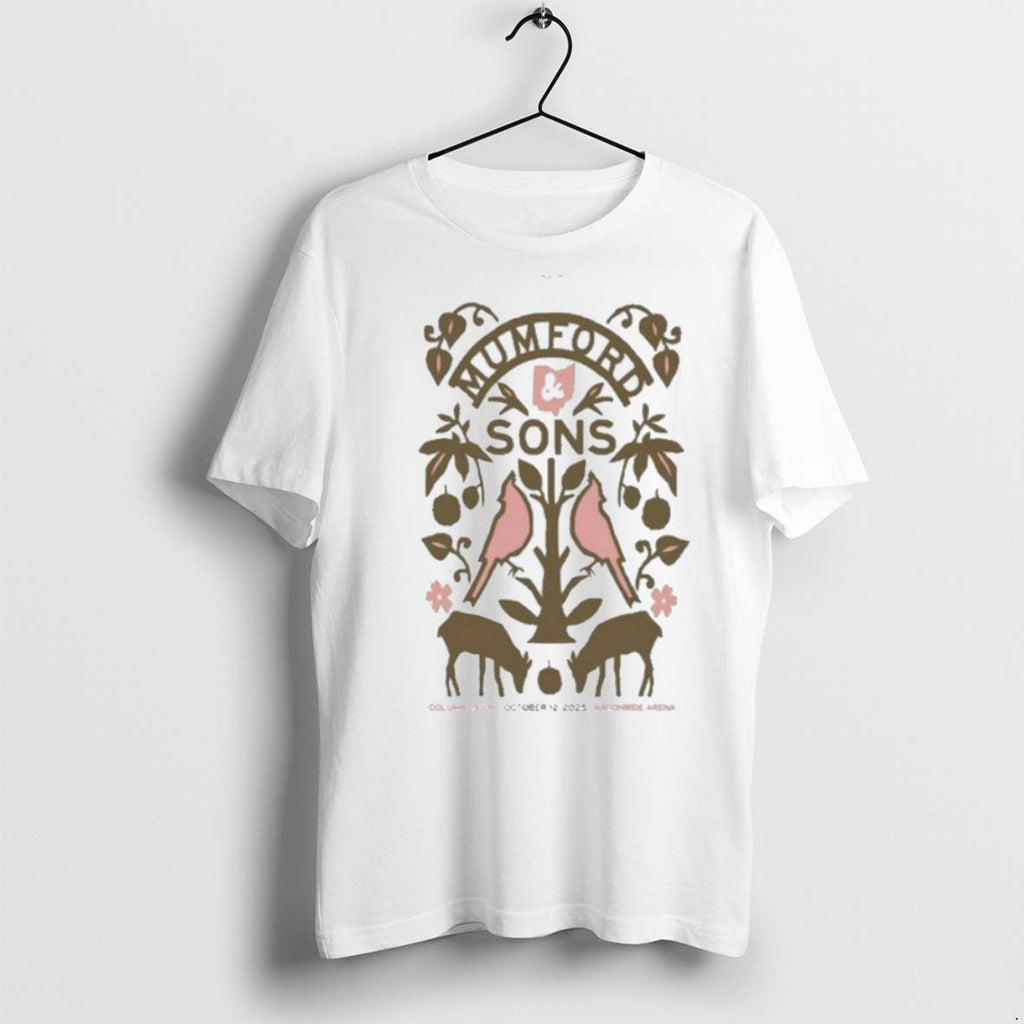 Classic Mumford Sons Nationwide Arena October 12 2025 - Adult & Kids T-Shirts, Sweatshirts & Hoodies apparel design preview 1