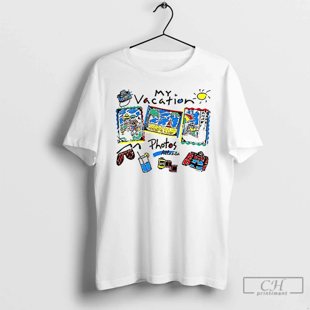 Classic My Vacation Photos Atlanta Art T Shirs - Adult & Kids T-Shirts, Sweatshirts & Hoodies apparel design preview 1