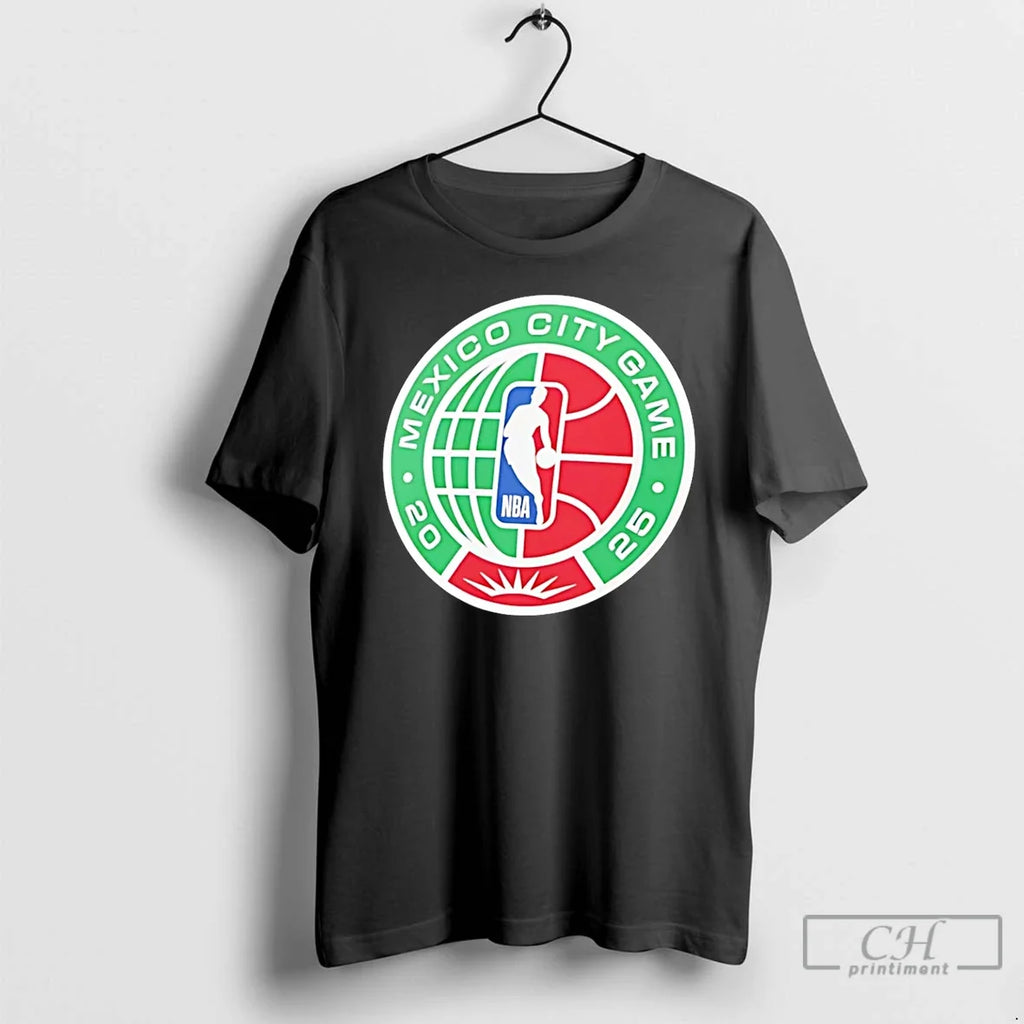 Classic Nba 2025 Mexico City Game Logo - Adult & Kids T-Shirts, Sweatshirts & Hoodies apparel design preview 1