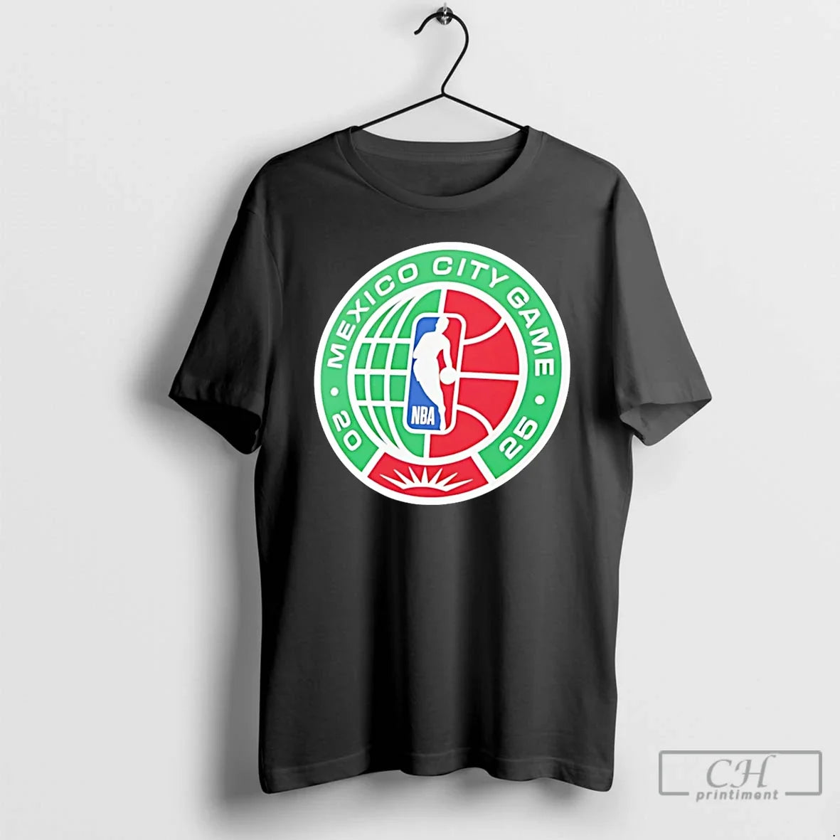 Classic Nba 2025 Mexico City Game Logo - Adult & Kids T-Shirts, Sweatshirts & Hoodies apparel design preview 1