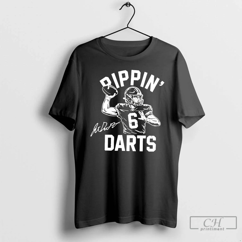 Classic New York Giants Ripping Jaxson Dart Signature - Adult & Kids T-Shirts, Sweatshirts & Hoodies apparel design preview 1