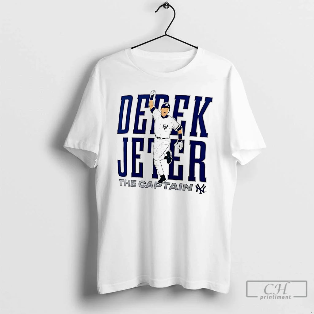 Classic New York Yankees Derek Jeter The Captain - Adult & Kids T-Shirts, Sweatshirts & Hoodies apparel design preview 1