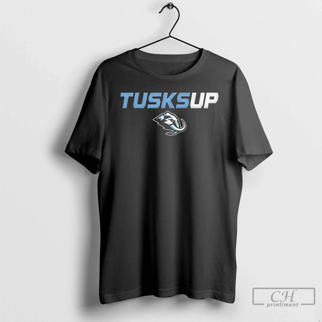 Classic Nhl Hockey Utah Mammoth Tusk Up Logo - Adult & Kids T-Shirts, Sweatshirts & Hoodies apparel design preview 1