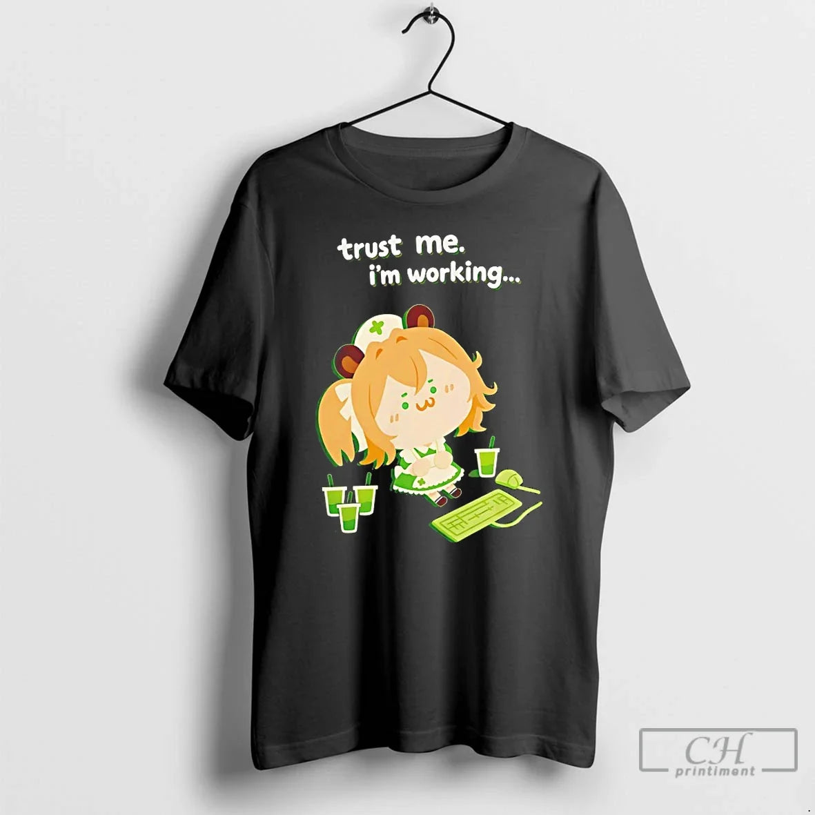 Classic Nimi Nightmare Trust Me Im Working - Adult & Kids T-Shirts, Sweatshirts & Hoodies apparel design preview 1