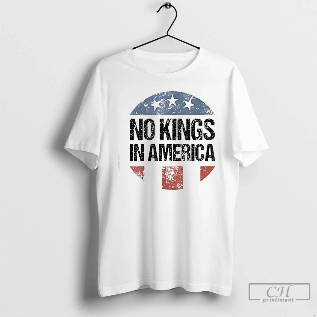 Classic No Kings In America Patriotic - Adult & Kids T-Shirts, Sweatshirts & Hoodies apparel design preview 1