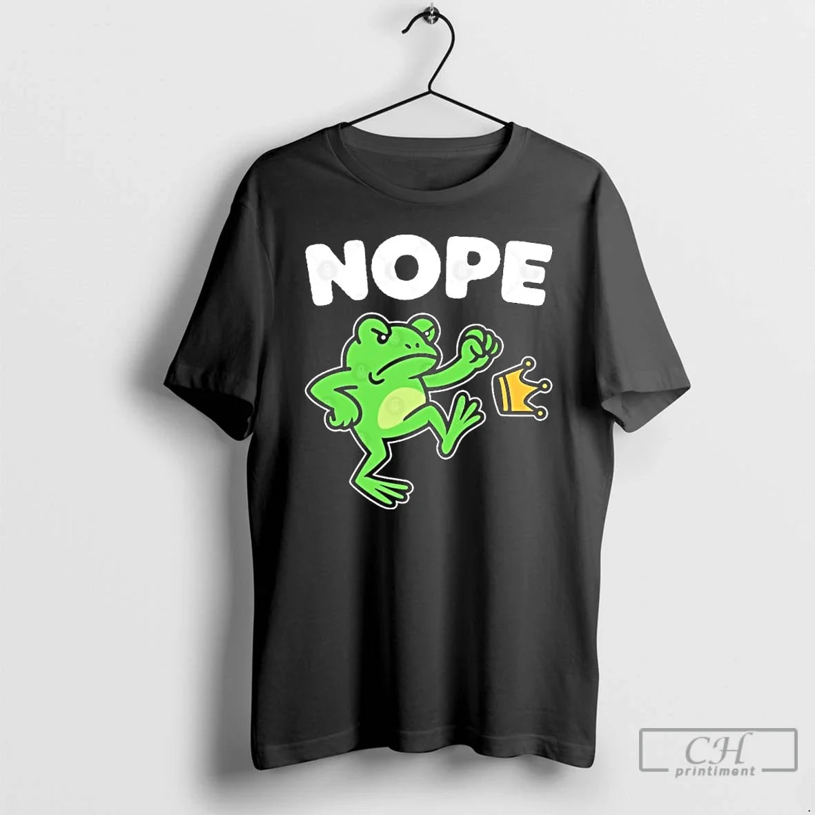 Classic No Kings Nope Portland Frog Protest - Adult & Kids T-Shirts, Sweatshirts & Hoodies apparel design preview 1