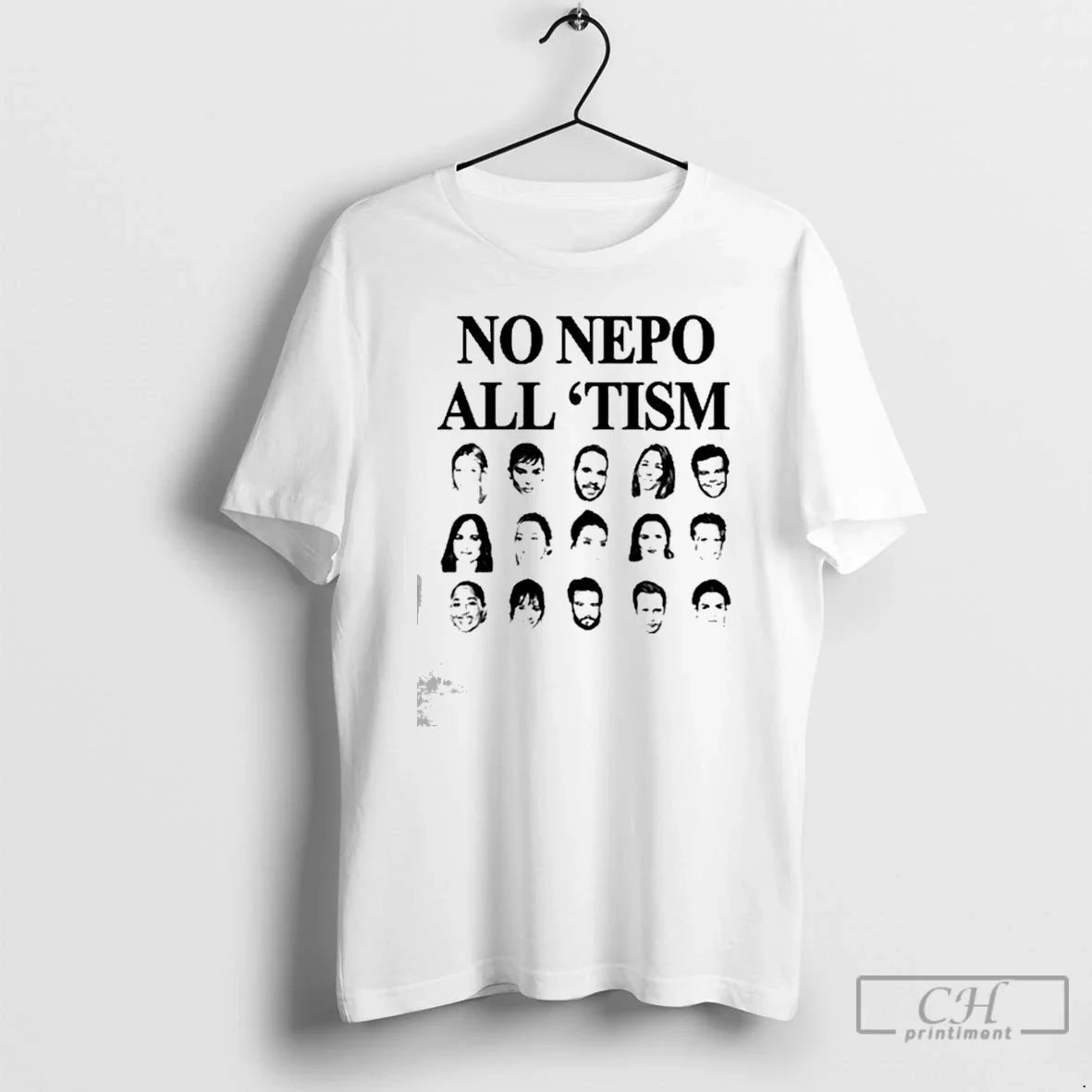 Classic No Nepo All Tism - Adult & Kids T-Shirts, Sweatshirts & Hoodies apparel design preview 1